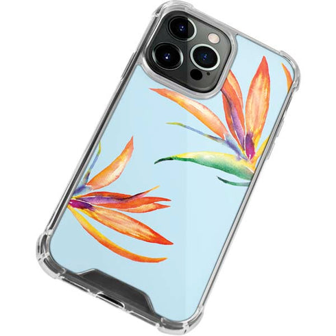 Birds of Paradise Summer iPhone 14 Pro Clear Case